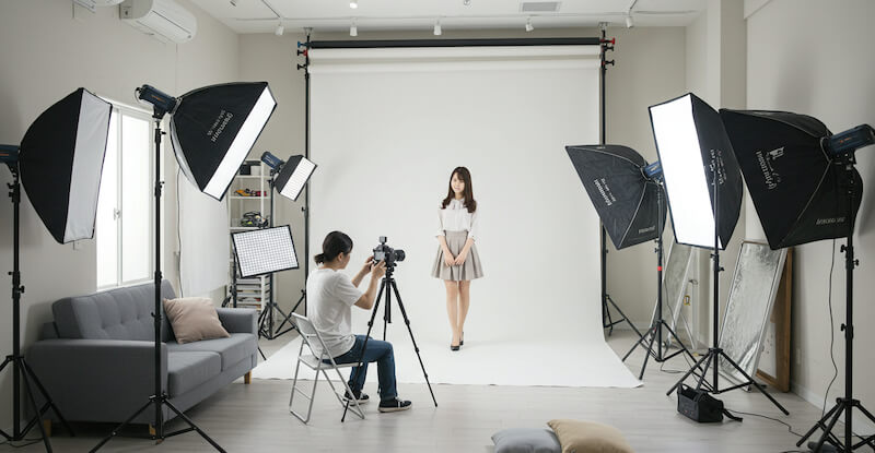 プロフィール写真の撮影