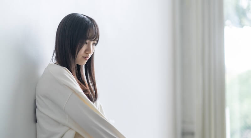 不安な女性